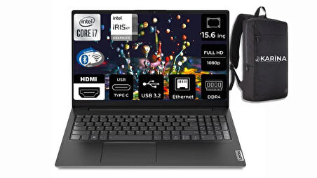 Lenovo V15 G3 Intel Core I7-1255U 32GB 1TB SSD Freedos 15.6" Fhd Taşınabilir Bilgisayar 82TT00QPTX-04