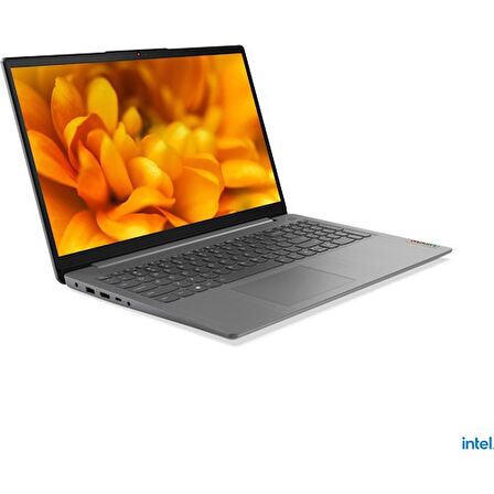 Lenovo IdeaPad 3 15IAU7 Intel Core i3 1215U 8GB 512GB SSD Freedos 15.6" FHD Taşınabilir Bilgisayar 82RK00XATX - Gri