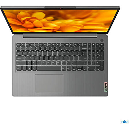 Lenovo IdeaPad 3 15IAU7 Intel Core i3 1215U 8GB 512GB SSD Freedos 15.6" FHD Taşınabilir Bilgisayar 82RK00XATX - Gri