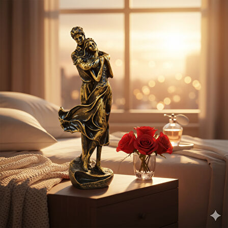 Girist Home Birbirine Sarılan Aşık Romantik Çift Biblo