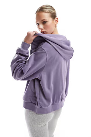 Nike Chill French Terry Full Zip Hoodie Kadın Bol Kesim Spor Sweatshrit