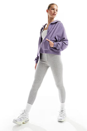 Nike Chill French Terry Full Zip Hoodie Kadın Bol Kesim Spor Sweatshrit