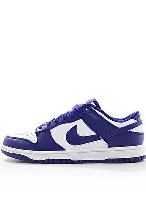 Nike Dunk Low Retro Sneaker Mavi-Beyaz Unisex Günlük Spor Ayakkabısı