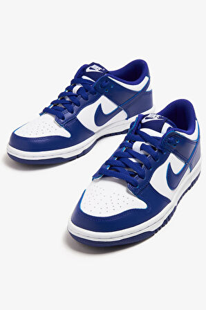 Nike Dunk Low Retro Sneaker Mavi-Beyaz Unisex Günlük Spor Ayakkabısı