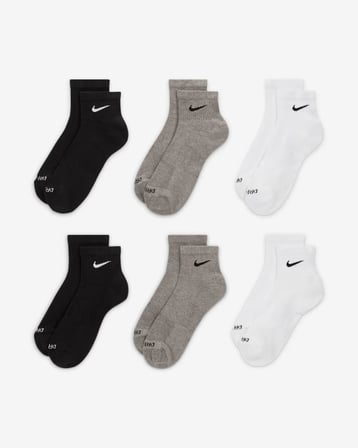 Nike SX6899-965 Everyday Plus Destekli Bilek Antrenman Çorapları (6 Çift)