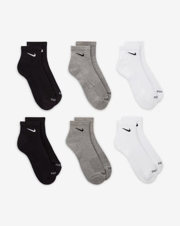 Nike SX6899-965 Everyday Plus Destekli Bilek Antrenman Çorapları (6 Çift)