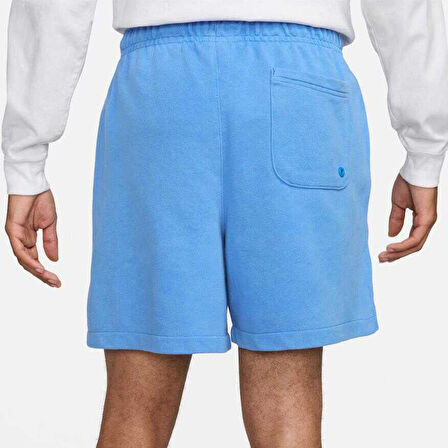 Club Fleece Short Fine 2.0 Bol Kesim Mavi Erkek Şort