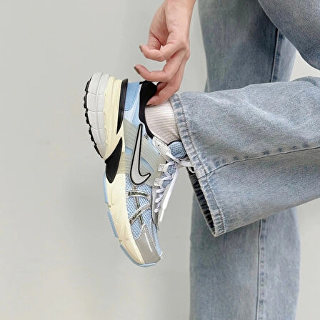NİKE V2K 'Psychic Blue Metallic Silver'-KADIN SNEAKER AYAKKABI-HF1876-400