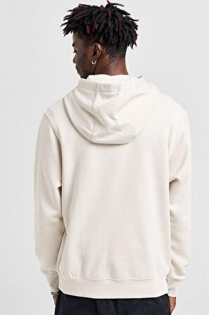 Nike Clup Fleece Pullover Bb Hoodie Şardonlu Erkek Krem Rengi Sweatshrit