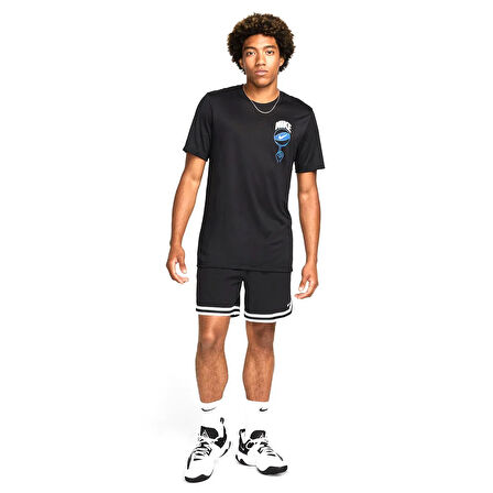 Nike FZ8097-010 M Nk Df Tee Rlgd Oc icon Erkek Spor Tişört