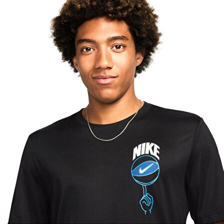 Nike FZ8097-010 M Nk Df Tee Rlgd Oc icon Erkek Spor Tişört