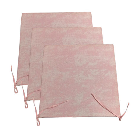 3'lü sünger*fermuarlı*yıkanabilir*sandalye minderi 