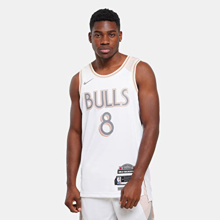 NİKE Zach LaVine Chicago Bulls 2024/25 City Edition Erkek Basketbol Forması-FQ4337-100