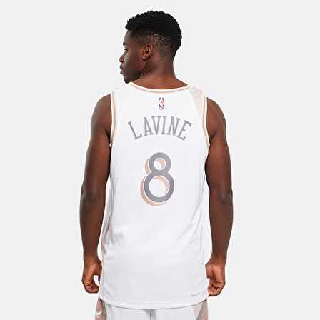 NİKE Zach LaVine Chicago Bulls 2024/25 City Edition Erkek Basketbol Forması-FQ4337-100