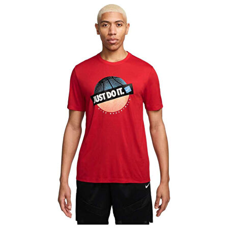 Dri-Fit Erkek Kırmızı Basketbol Tişörtü