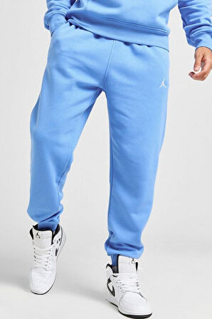 Nike Jordan Brooklyn Fleece Erkek Mavi Eşofman Altı