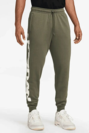 Nike Jordan MVP Fleece Pants Erkek Haki Spor Eşofman Altı