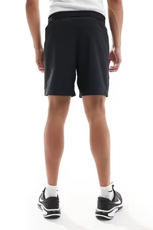Nike Dri-Fit Training Swoosh Graphic 7 Inch Erkek Siyah Spor Şort