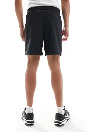 Nike Dri-Fit Training Swoosh Graphic 7 Inch Erkek Siyah Spor Şort