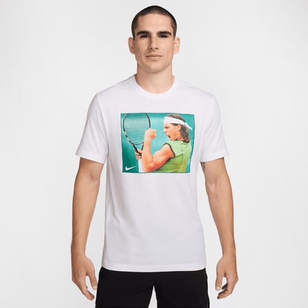 NikeCourt Rafa Erkek Beyaz Tenis Tişörtü HJ3848-100