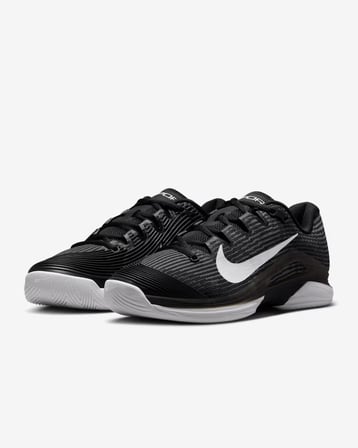 NIKE FV5554-001 W ZOOM VAPOR 12 Kadın Siyah Sert Kort Tenis Ayakkabı