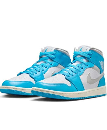 NİKE BQ6472-400 WMNS AIR ORDAN 1 MID  UNISEX AYAKKABI