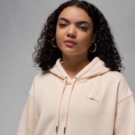 NİKE Jordan Flight Fleece Po Kadın Turuncu Sweatshirt fv7050-838