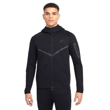 Nike M NK TCH FLC FZ WR Erkek Siyah Sweatshirts HV0949-010