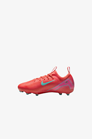 Nike Jr Zoom Vapor 16 Academy FgMg Çocuk Kırmızı Krampon (Çim Zemin) FQ8392-800