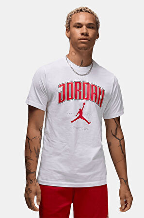 Nike Jordan City 88 SS Crew Beyaz Pamuklu Erkek Tişört
