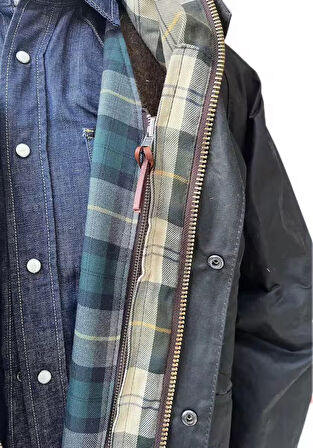 Stuf&co Yün Keçe Yelek ( Barbour Içlik uyumlu , Barbour Kürk Uyumlu Yelek)