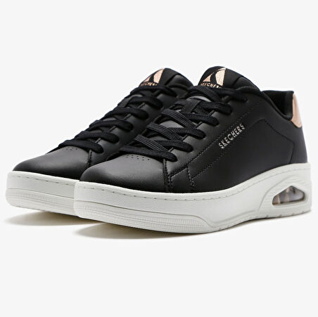 Skechers  UNO COURT - COURTED AİR Kadın Siyah Spor Ayakkabı 177700-BLK