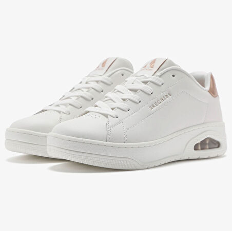 Skechers  UNO COURT - COURTED AİR Kadın Beyaz Spor Ayakkabı 177700-WHT
