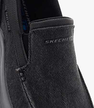 Skechers Hasting - Fielden Unisex Gri Spor Ayakkabı 205066 BLK