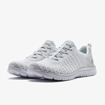 Kadın Sneaker ( Günlük) 104424 WSL Skechers VIRTUE White/Silver