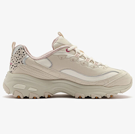 Skechers  D'LİTES-WİLDCATS Kadın Bej Spor Ayakkabı 150236-NTPK
