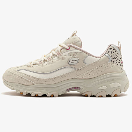 Skechers  D'LİTES-WİLDCATS Kadın Bej Spor Ayakkabı 150236-NTPK