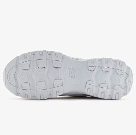 Skechers  D'LITES-NEW HEAT Kadın Beyaz Spor Ayakkabı 150231-WOR
