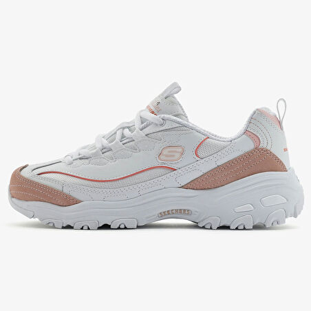 Skechers  D'LITES-NEW HEAT Kadın Beyaz Spor Ayakkabı 150231-WOR