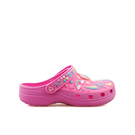 Kız Çocuk - Genç Sandalet 308406N HPMT Skechers HEART CHARMER Pink/Multiple