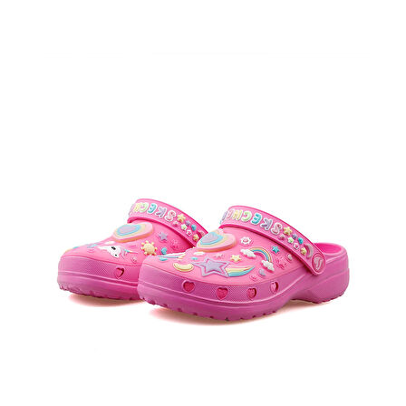 Kız Çocuk - Genç Sandalet 308406N HPMT Skechers HEART CHARMER Pink/Multiple