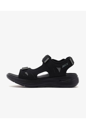 SKECHERS GO WALK ARCH FİT SANDAL-MİSSİON İİ SİYAH SANDALET 229064 BLK
