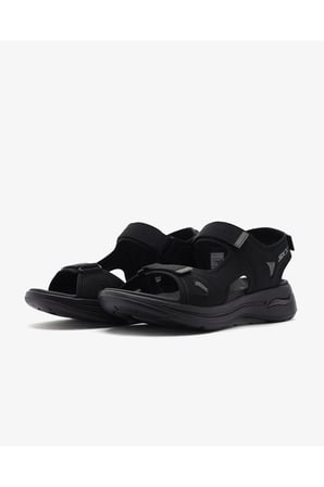 SKECHERS GO WALK ARCH FİT SANDAL-MİSSİON İİ SİYAH SANDALET 229064 BLK