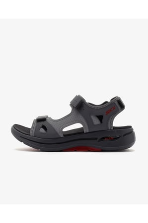 SKECHERS GO WALK ARCH FİT SANDAL - MİSSİON İİ GRİ SANDALET 229064 CCRD