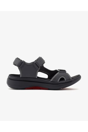 SKECHERS GO WALK ARCH FİT SANDAL - MİSSİON İİ GRİ SANDALET 229064 CCRD