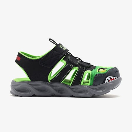 Skechers THERMO-SPLASH - HYDRO-FLARE Çocuk Siyah Sandalet 400613L-BKLM