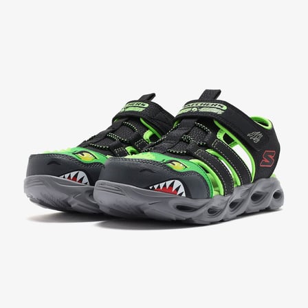 Skechers THERMO-SPLASH - HYDRO-FLARE Çocuk Siyah Sandalet 400613L-BKLM