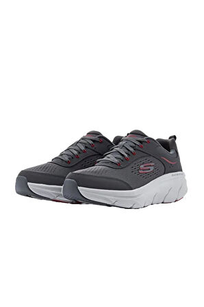 Skechers D`lux Walker 2.0-Durven 232715/Ccrd Erkek Comfort Ayakkabı - Gri-Kırmızı