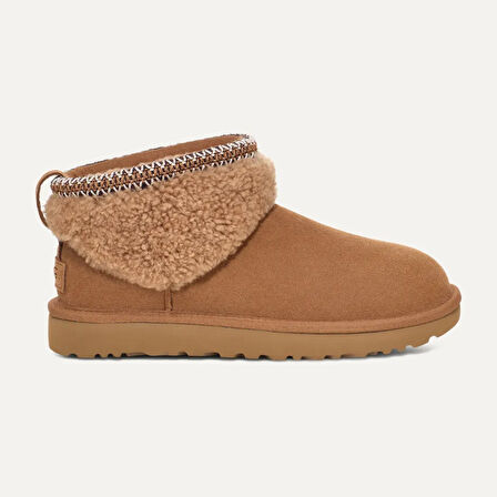 Kadın Bot 1158263 UGG W CLASSIC ULTRA MINI MAXI CURLY CHESTNUT (TABA)