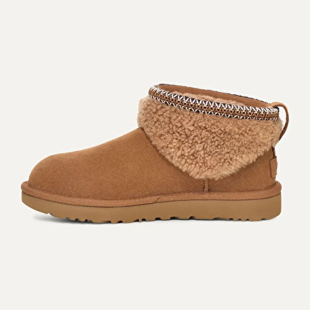 Kadın Bot 1158263 UGG W CLASSIC ULTRA MINI MAXI CURLY CHESTNUT (TABA)